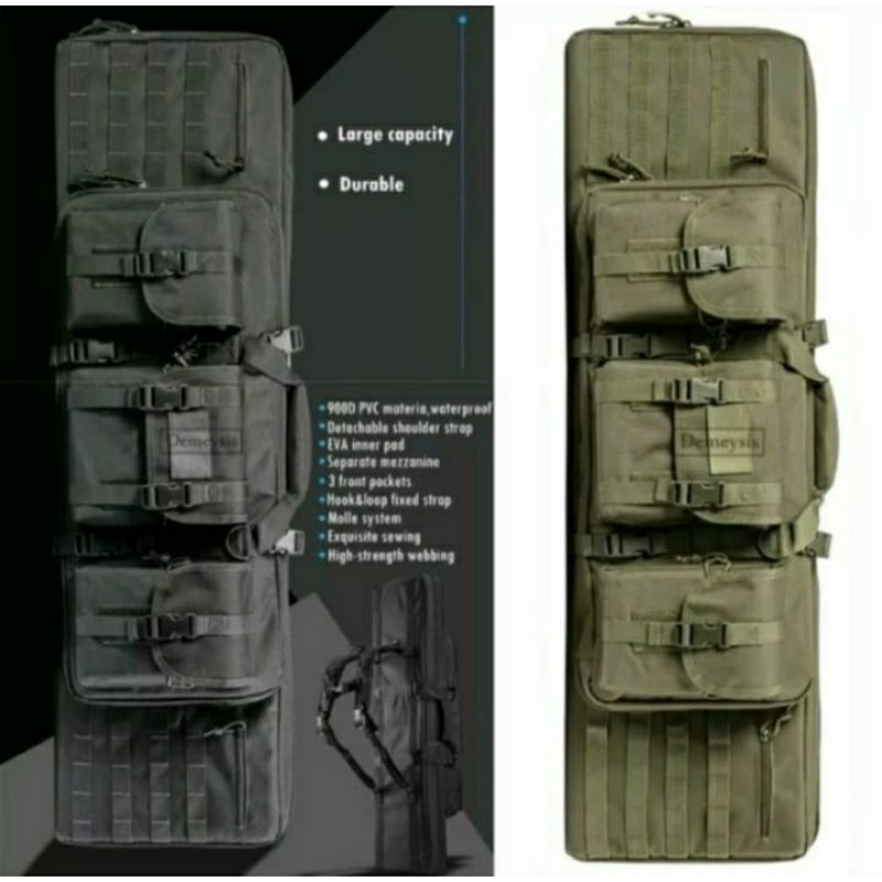 Tas Laras Panjang 100Cm Tas Peralatan Senapan Tas Senjata Laras Panjang