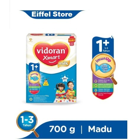 BIG PROMO  VIDORAN XMART 1+ 700 gram, VIDORAN XMART 1+ 925 gram, VIDORAN XMART 3+ 925 gram Vanila / 