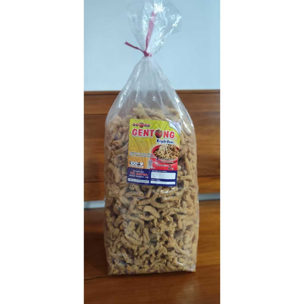 

KERIPIK USUS GENTONG 1kg rezah gurih empuk saat di gigit