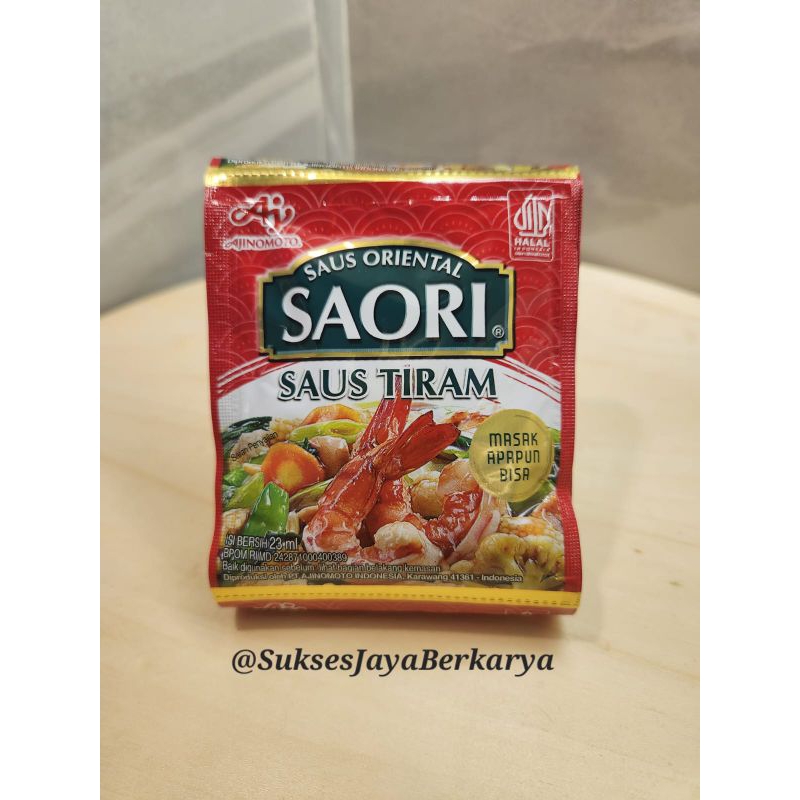 

SAORI SAUS TIRAM SAUS ORIENTAL OYSTER SACHET 23ml