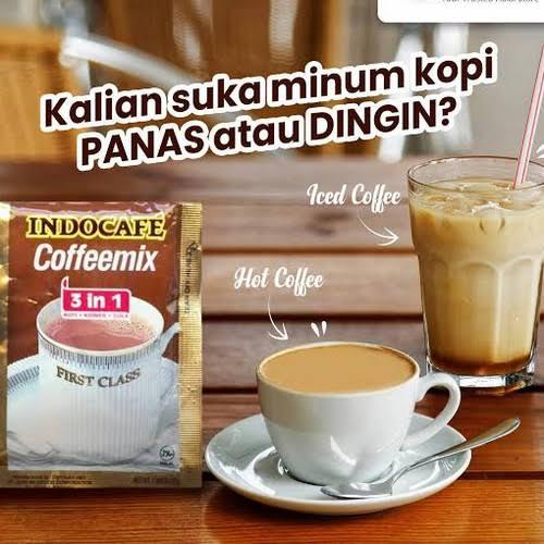 

Kopi Indocafe Coffemix 3in1 20gr1 renceng 10 sachet