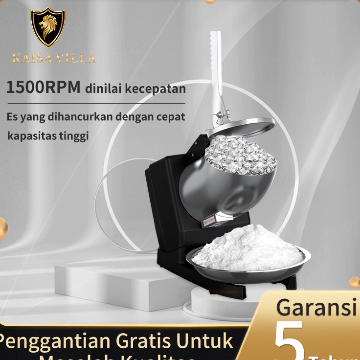 Murah KaisaVilla Mesin Serut ES Alat Penghancur Es Mesin Serut es batu listrik