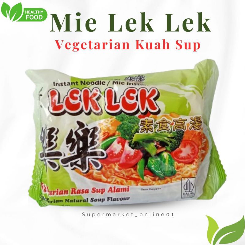 

Mie Vegetarian Sup Alami Lek Lek