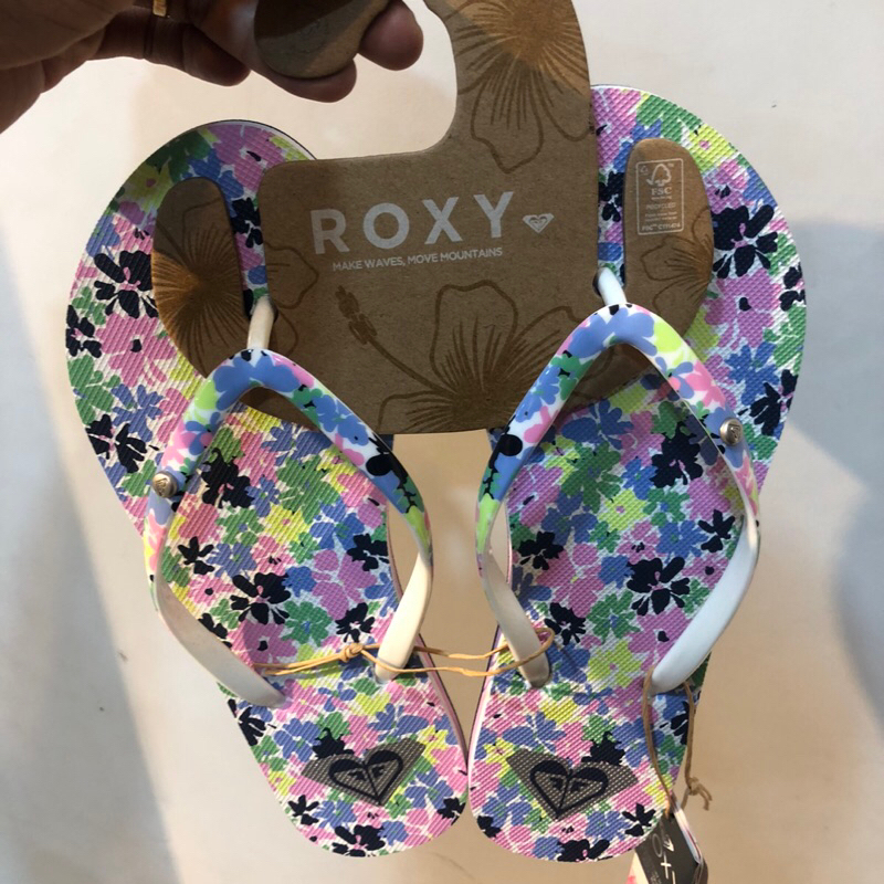 sandal sendal wanita roxy original portofino iii ebv new