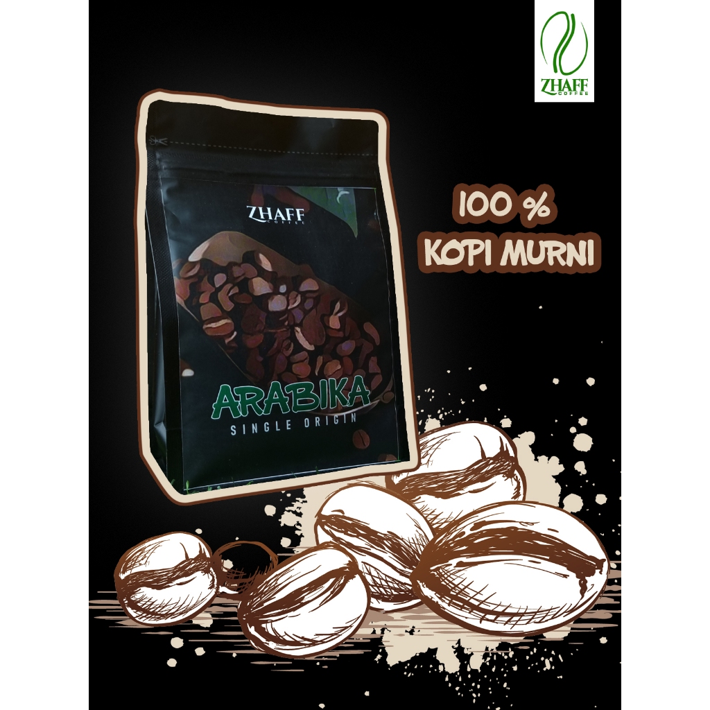 

Kopi Arabika Spesial 100 gram bubuk hitam Fresh Roasted