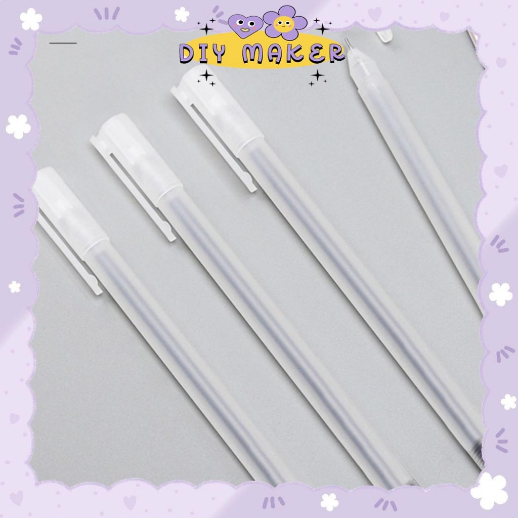 

DM Gel Pen Pulpen Pena Tulis Cair Hitam 1 Pc Pulpel Gel 0.5mm Pulpen Bolpoin Tinta Gel Cair - AT04