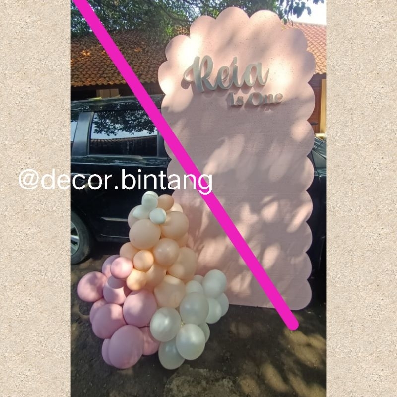 Decorasi ulangtahun,Aqiqah +Balon (decor mandiri)