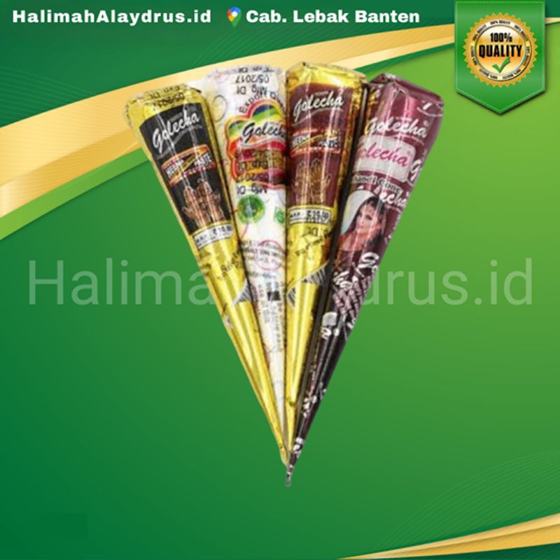 Henna Golecha  Merah Maron & Hitam Size 25 Gram Merk Neha