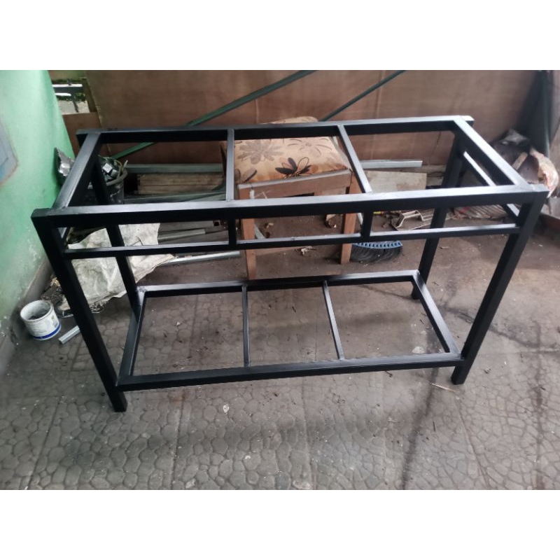 rak akuarium 100x40 full hollo galvanis 4x4