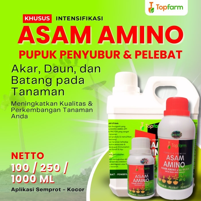 Asam Amino Pertanian / Asam Amino Nutrisi Tanaman / Pupuk Asam Amino Super / Pupuk Asam Amino Untuk 