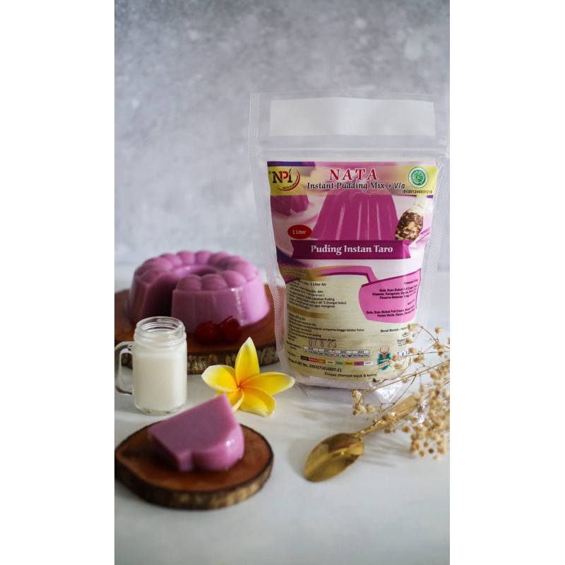 

NATA Puding Instan 1Liter + Vla Rasa Taro