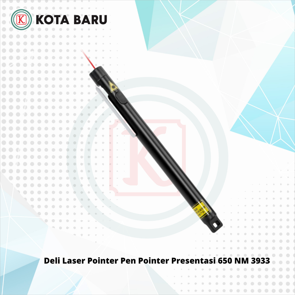 Deli Laser Pointer Pen Pointer Presentasi 650 NM 3933