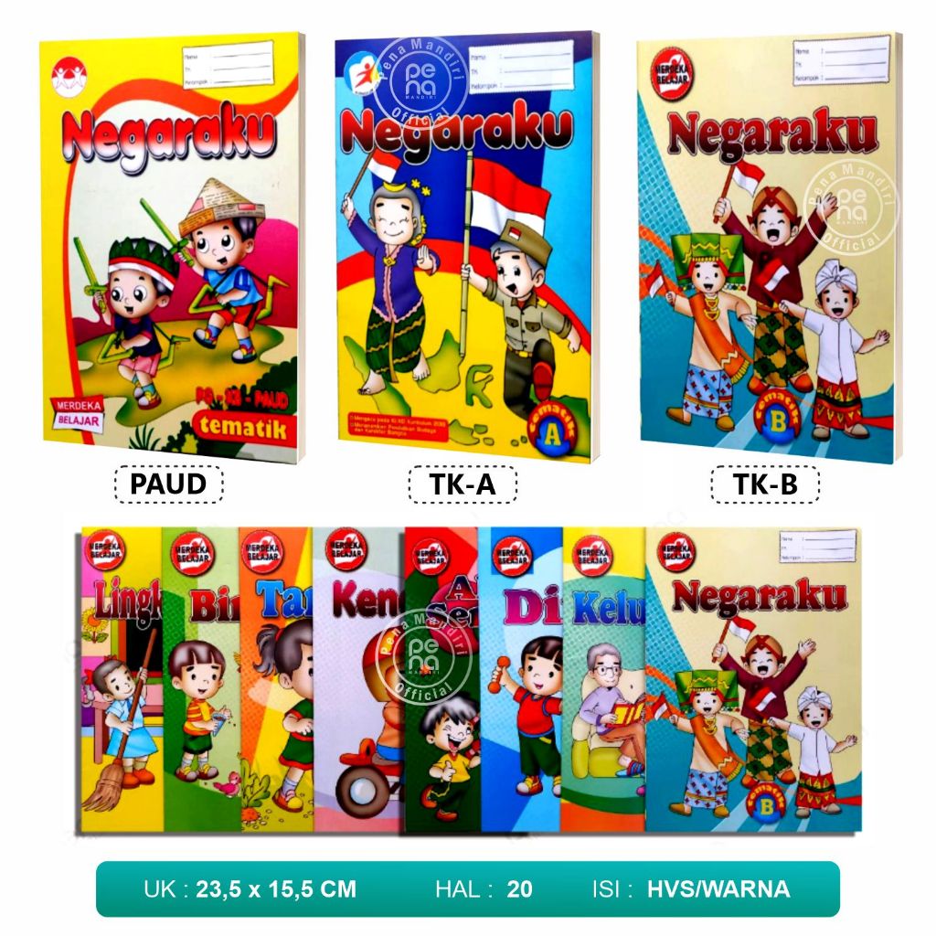BUKU PAUD TEMATIK TK A - TK B
