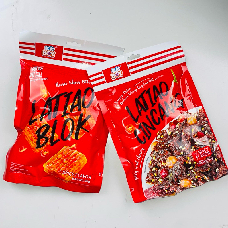 

LATIAO BLOK CINCANG SPICY FLAVOR CEMILAN VEGAN SNACK VEGETARIAN JAJANAN DIET MAKANAN RINGAN PEDAS