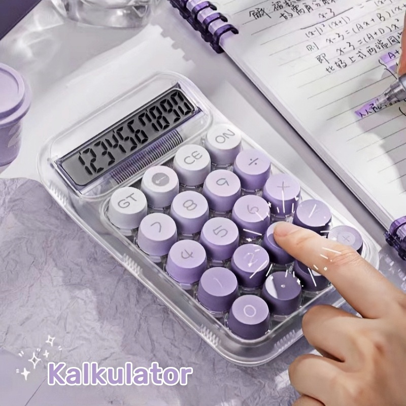 

Kalkulator Tenaga Surya Layar Besar 10 Digit Tampilan HD Calculator Model Transparan KINCIZEN 819