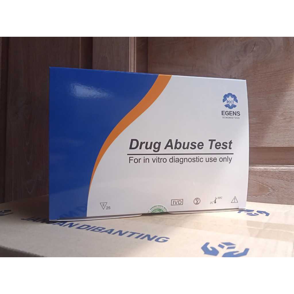 Tes Narkoba 10 Parameter Murah Akurat Merek EGENS Isi 25 Test
