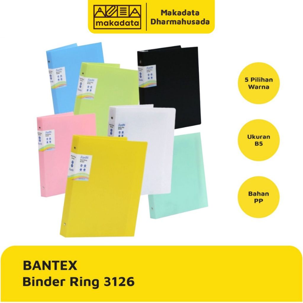 

BUKU BINDER NOTE B5 BANTEX 3126 (1 PCS)