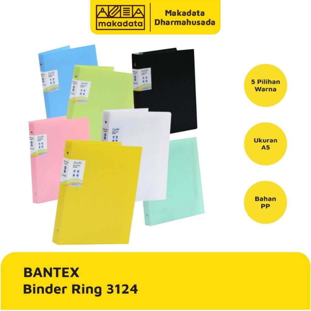 

BUKU BINDER NOTE A5 BANTEX 3124 (1 PCS)