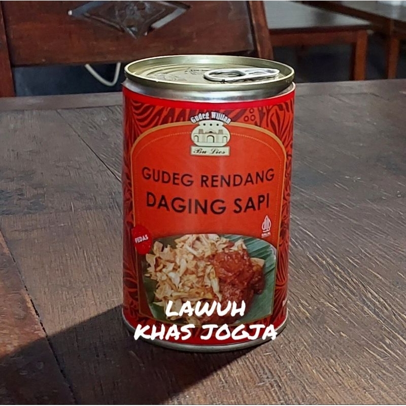 

GUDEG kaleng RENDANG DAGING SAPI BU LIES/Free Bubble Wrap