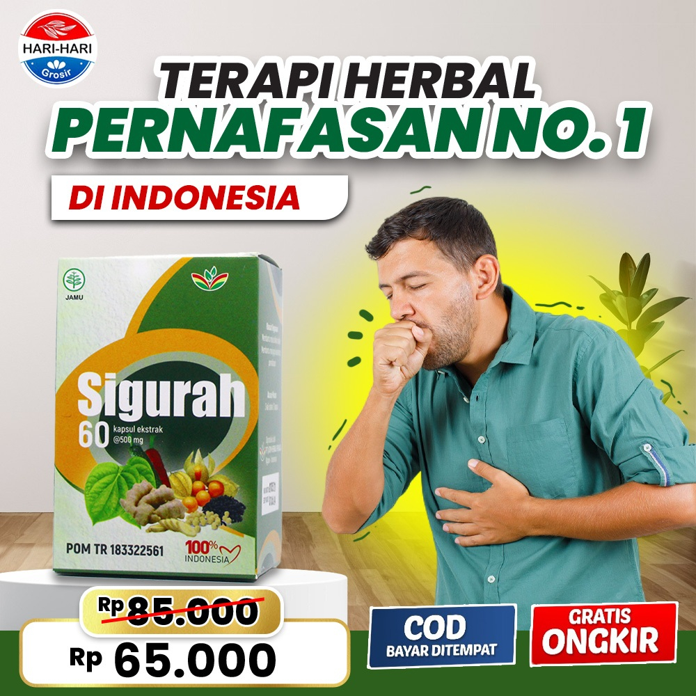 KAPSUL SIGURAH OBAT AGAR SUARA BAGUS MERDU Nafas Panjang Meredakan Masalah Pernfasan Tenggorokan