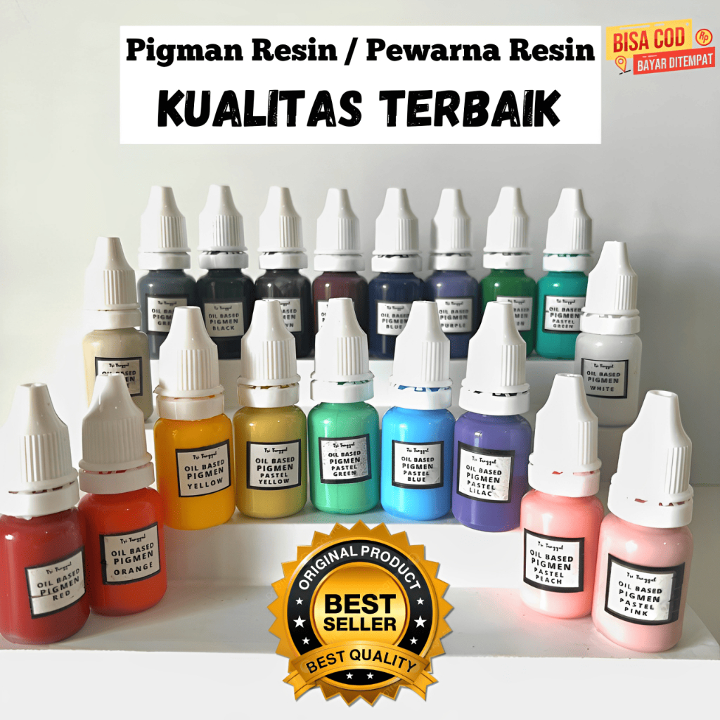 

Pigment Resin Pewarna Resin Cat Minyak lukisan - Pewarna Kerajinan Seni / Oil Based Pigment 10ml