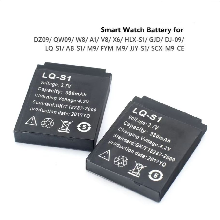 Baterai Batere Batre Smartwatch Smart Watch Jam HP Tangan Batere Smart Watch DZ09 U9 LQ-S1 LQS1