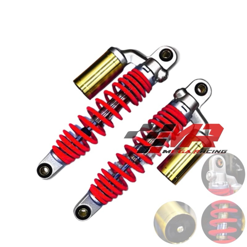 Shock Shockbreaker Tabung Belakang Bebek Uk 280mm 340mm Mega Pro Jupiter Rx King Supra X 125 Supra F