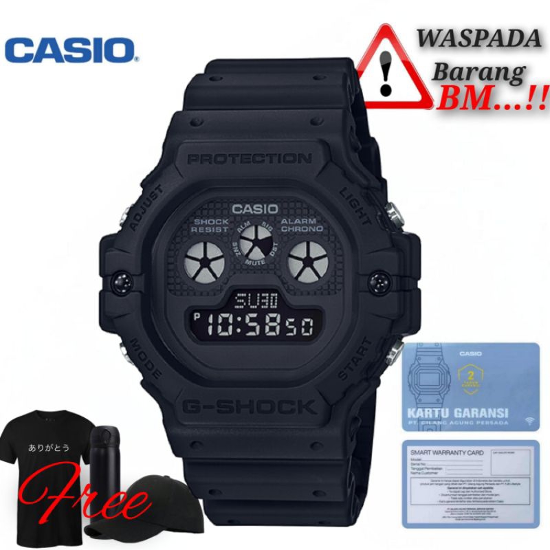 Jam Tangan Pria G-Shock DW-5900BB-1DR / G-SHOCK ORIGINAL DW-5900BB-1DR