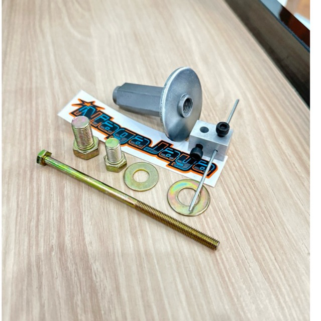 dudukan busur derajat motor tidak lengkap dial indikator set