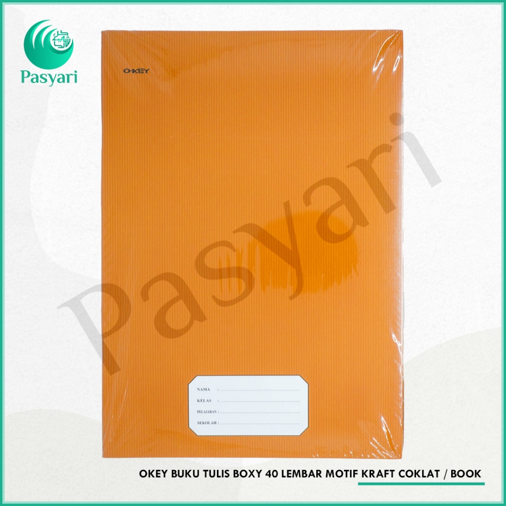 

OKEY BUKU TULIS BOXY 40 LEMBAR MOTIF KRAFT COKLAT / BOOK
