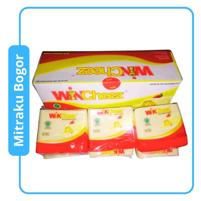 

Keju Wincheez PER BOX @250 Gr Isi 8 Pcs
