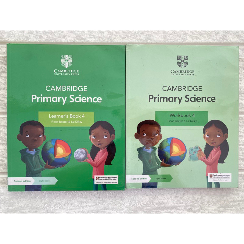 

LIKENEW 99% MULUS CAMBRIDGE PRIMARY SCIENCE 2nd edition LEARNER + WORKBOOK 4