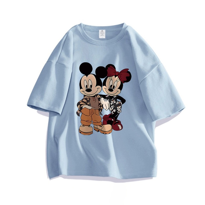 IHKKE Kaos Wanita Disney cute Mickey Mouse Korean Style baju atasan wanita terbaru | Kaos baju Wanit