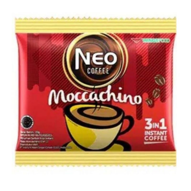 

Kopi Neo Moccachino 1 Renceng 15 Sachet