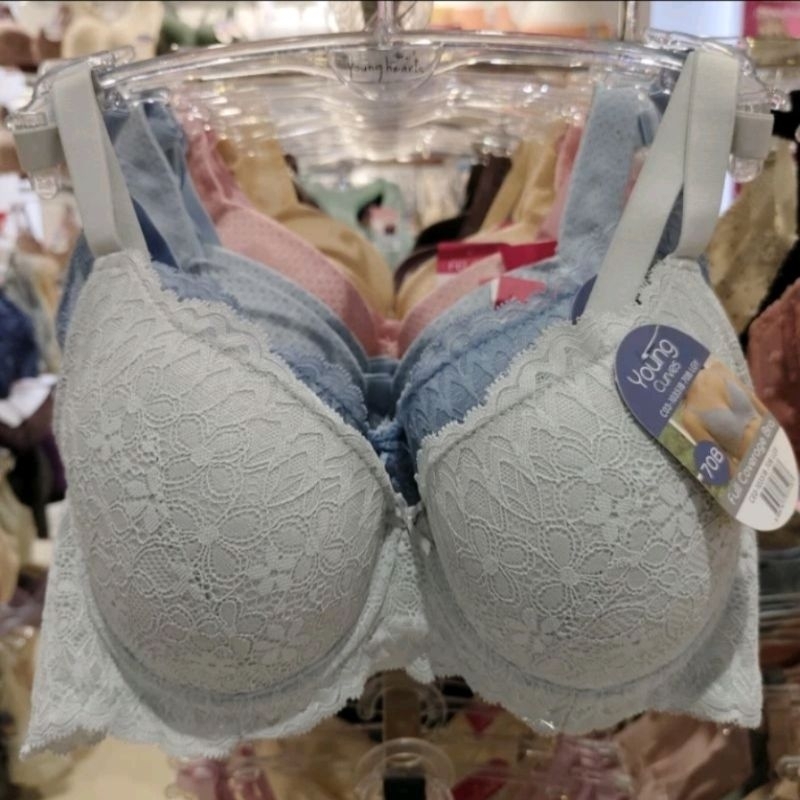 YOUNG CURVES BRA BERKAWAT RENDA CUP B (C03-10351)