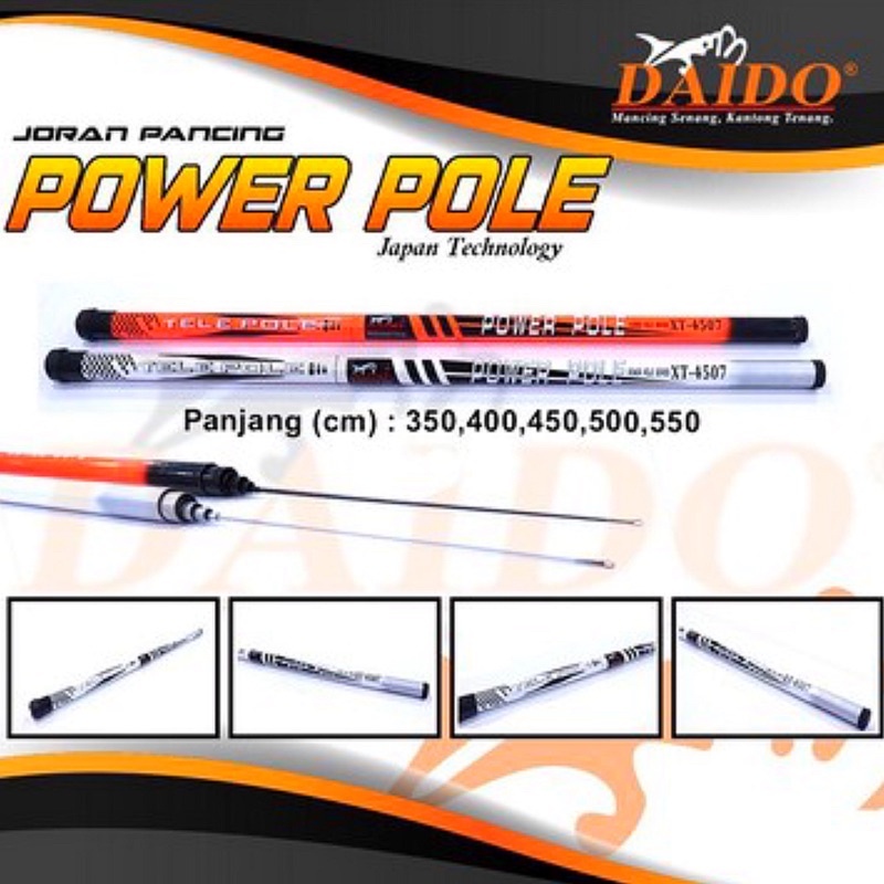 Joran Tegek DAIDO Power XT 500 Gagang Besar