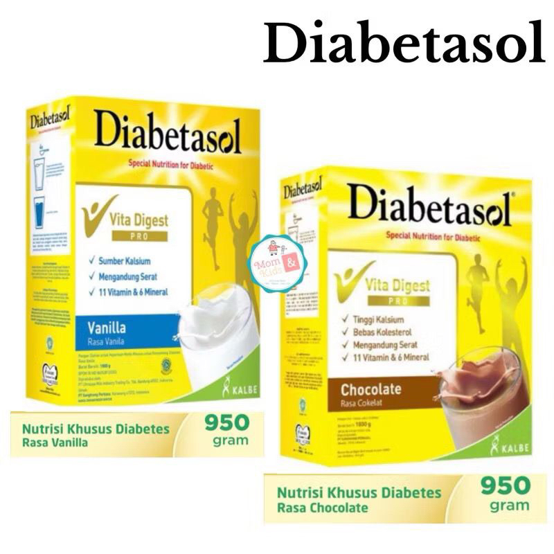 

DIABETASOL VANILA COKLAT 950GR | DIABETASOL JUMBO 950 GR