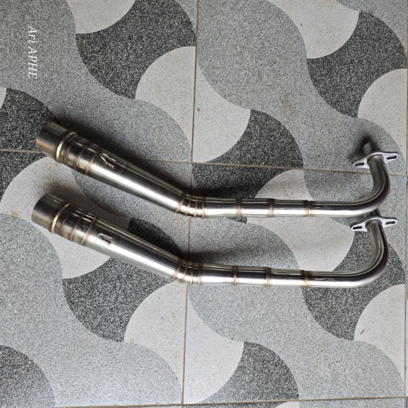 header pipa leher knalpot CLD original roadrace JUPITER Z - VEGA R 110cc -125cc