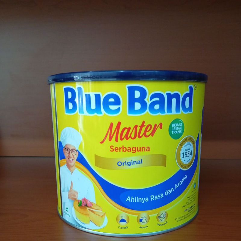 

Blueband Blue Band Master Margarin 2kg Olesan Campuran Kue Kering Lapis Cake Roti Bolu Brownies