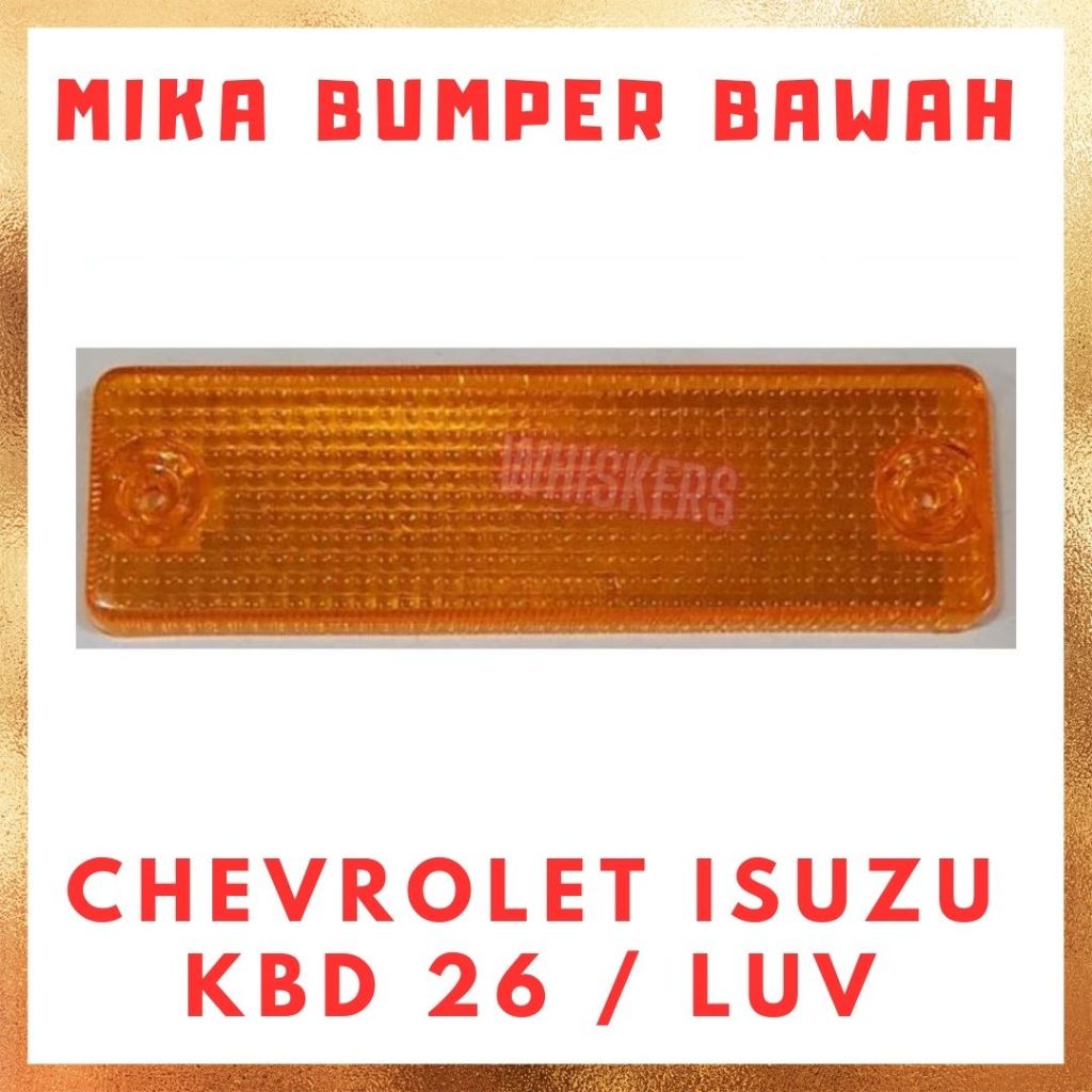 [PCS] Mika Kaca Lampu Bumper Lamp / Lampu Bemper / Rating / Sen Sein Bawah Chevrolet Isuzu KBD 26 / 