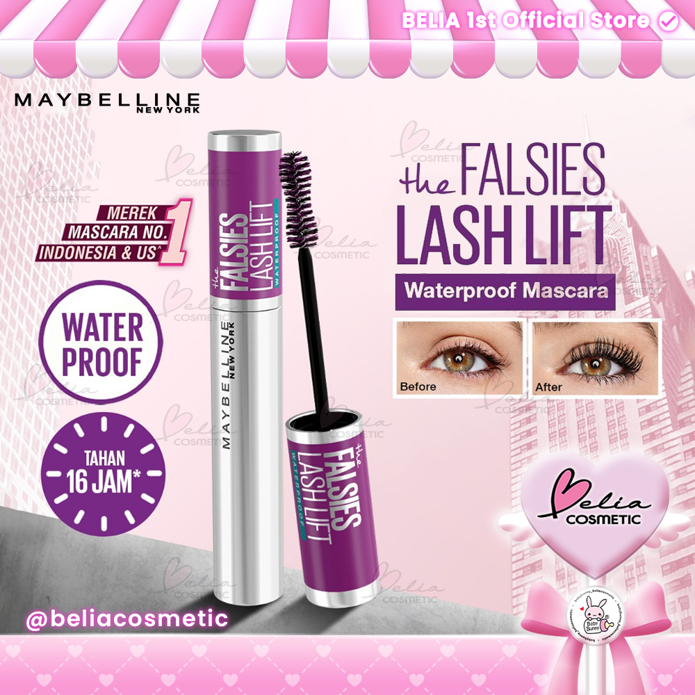 ❤ BELIA ❤ MAYBELLINE The Falsies Lash Lift Waterproof Mascara (✔️BPOM)