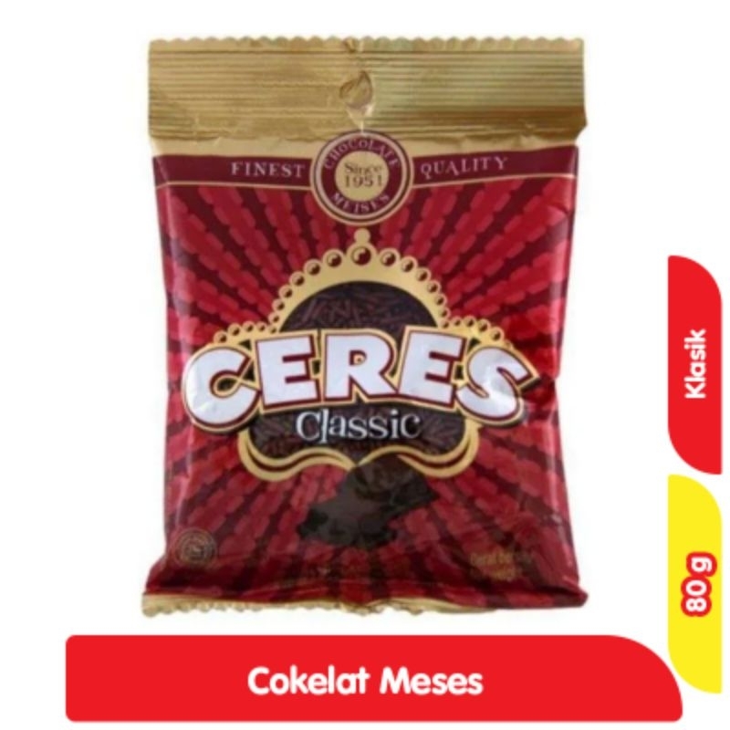 

Ceres Hagelslag Cokelat Meses Klasik 80Gram