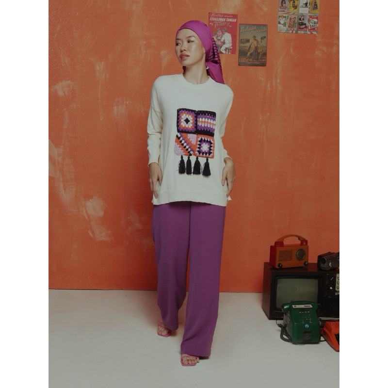 Viena seweater Broken White Aleza Label