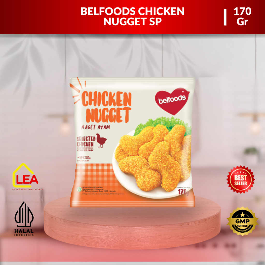 

Belfoods Chicken Nugget SP 170gr / Nuget Ayam