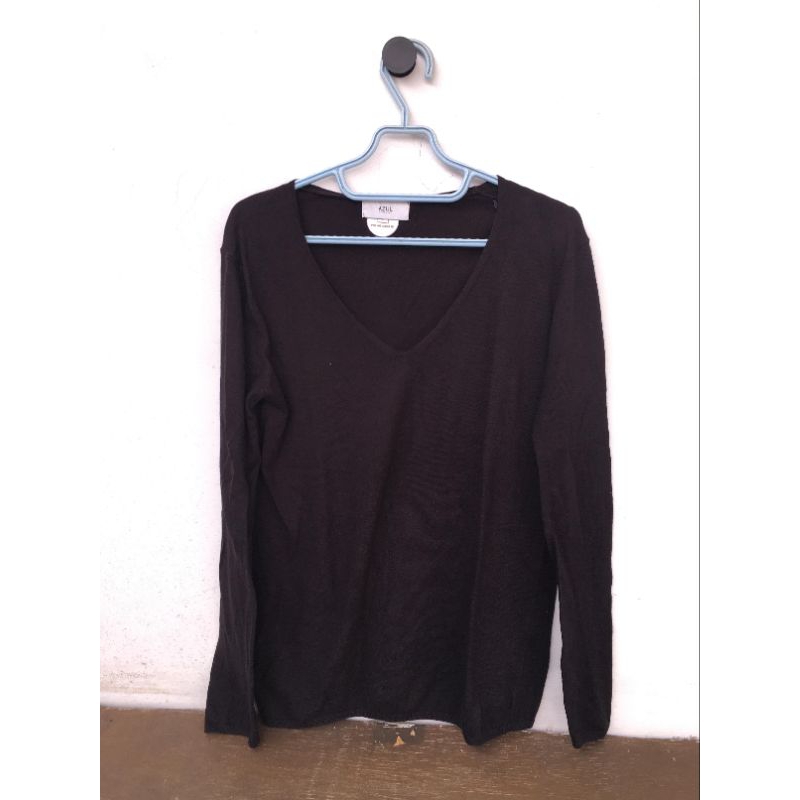 

baju knit hitam preloved/trift