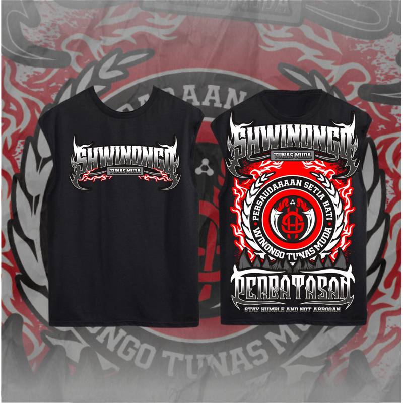 Kaos Singlet SH Winongo Tunas Muda Perbatasan - Singlet PSHW Desain Sablon DTF