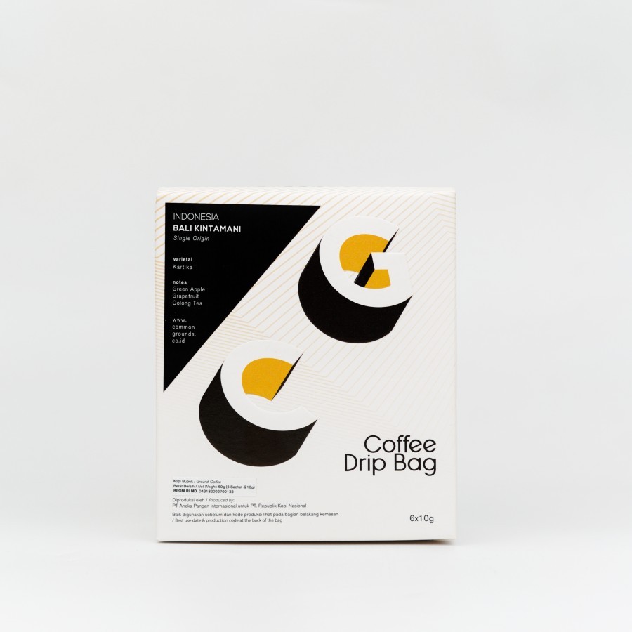 

Common Grounds Drip Bag Coffee: Bali Kintamani