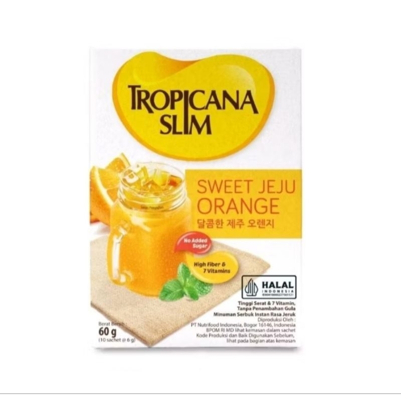 

Tropicana Slim Sweet Jeju Orange (Sachet)