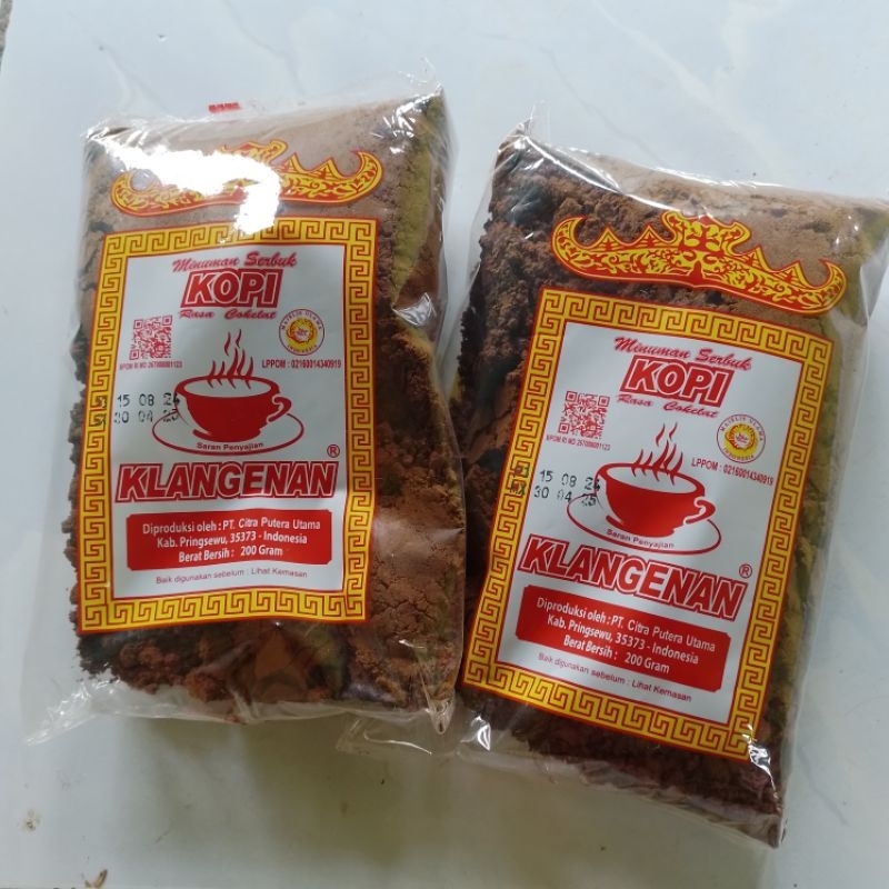 

kopi klangenan asli lampung1 kg(200g×5)