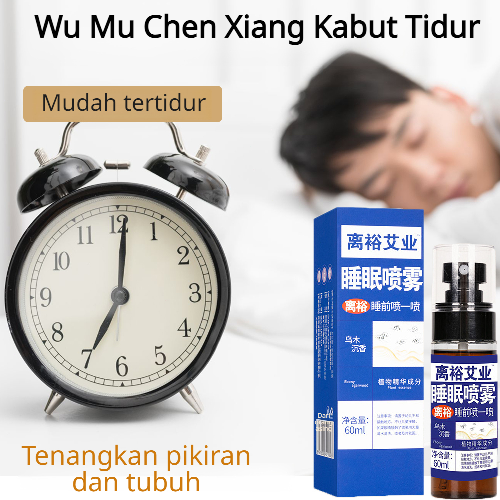 ❤️Diskon super 50%❤️【COD】Sleep Spray Pillow Mist/Kabut Tidur Semprotan/Aromatherapy Obat Tidur Bantu